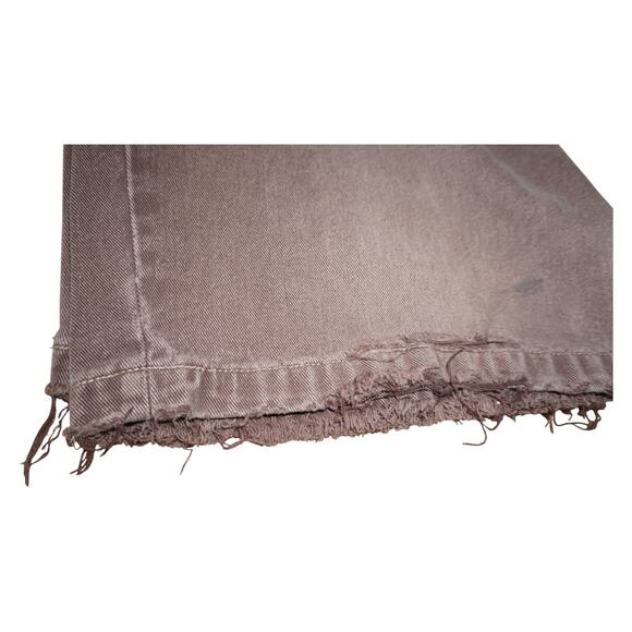 Vintage Utility Carpenter Shorts Men’s 34 Brown Baggy Fit Distressed Hem - Picture 6 of 7